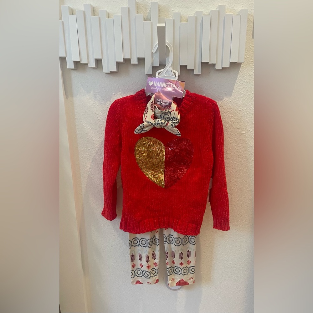 Toddler Christmas Set NWT Size 3T